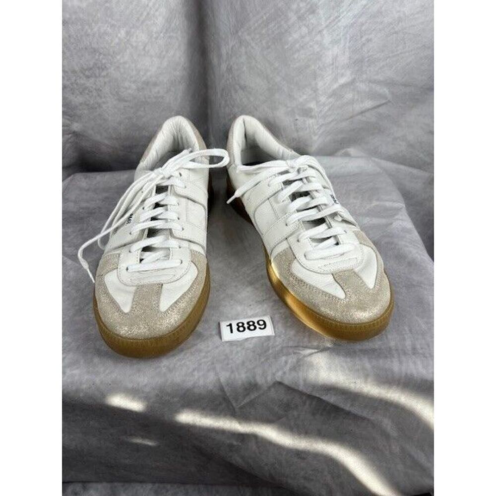P448 Monza Sneaker Glitter White Womens Size US 9, EU 40 - Picture 8 of 9